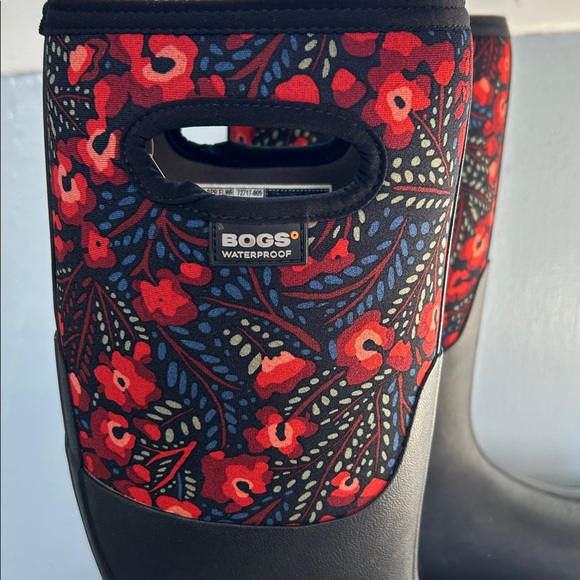 Bogs Mesa Super Flower Rain Snow Garden Boot Waterproof - Picture 2 of 13